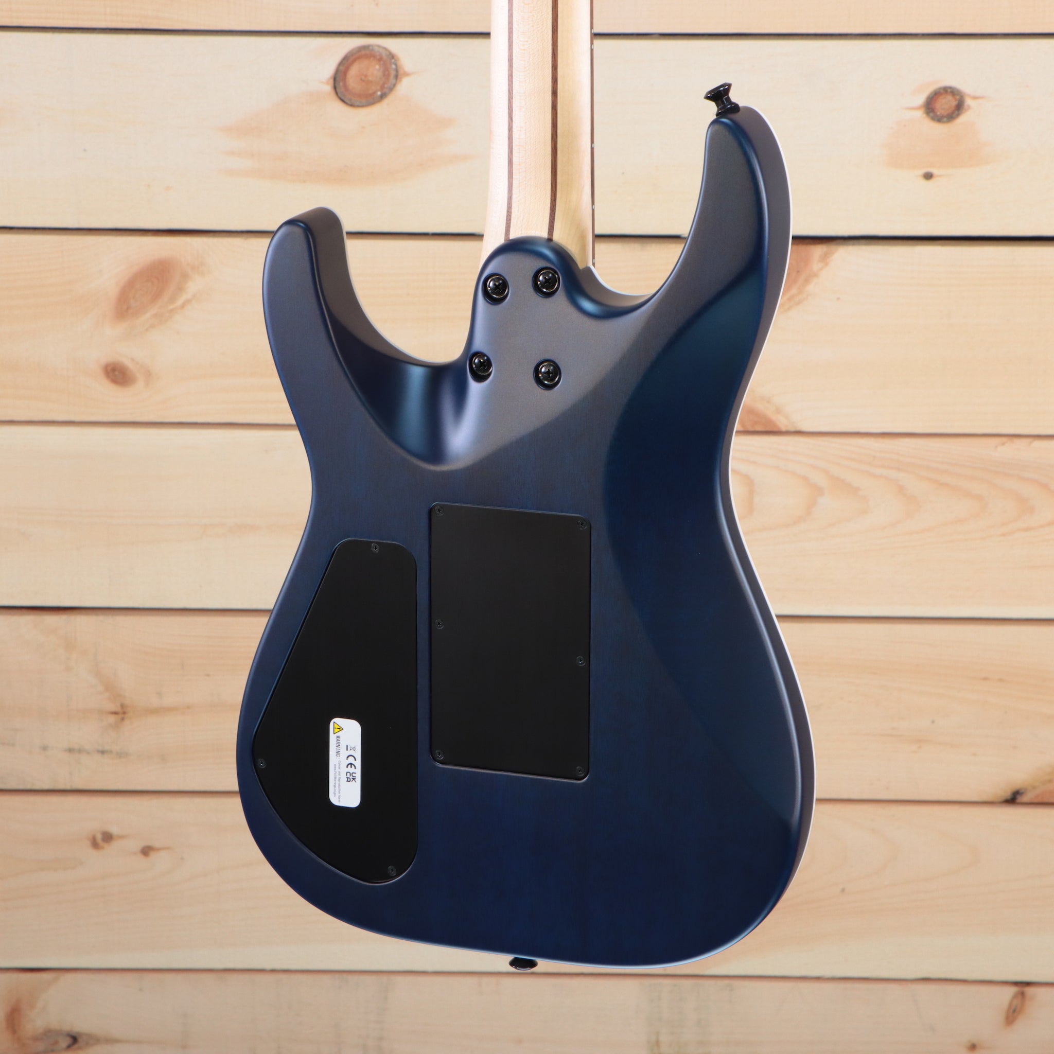 Jackson MJ Series Dinky DKRP electric guitar transparent blue burst with dual humbucker pickups