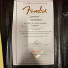 Fender Custom Shop Limited Roasted 1960 Stratocaster Super Heavy Relic electric guitar Olympic White over 3-Color Sunburst with roasted maple neck