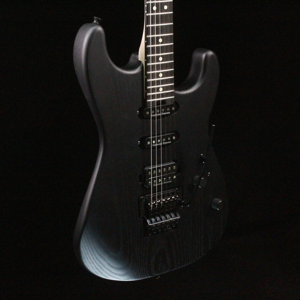 Charvel Pro Mod San Dimas 1 - Black Sassafras - Express Shipping - (CH-050) Serial: MC210479-1-Righteous Guitars