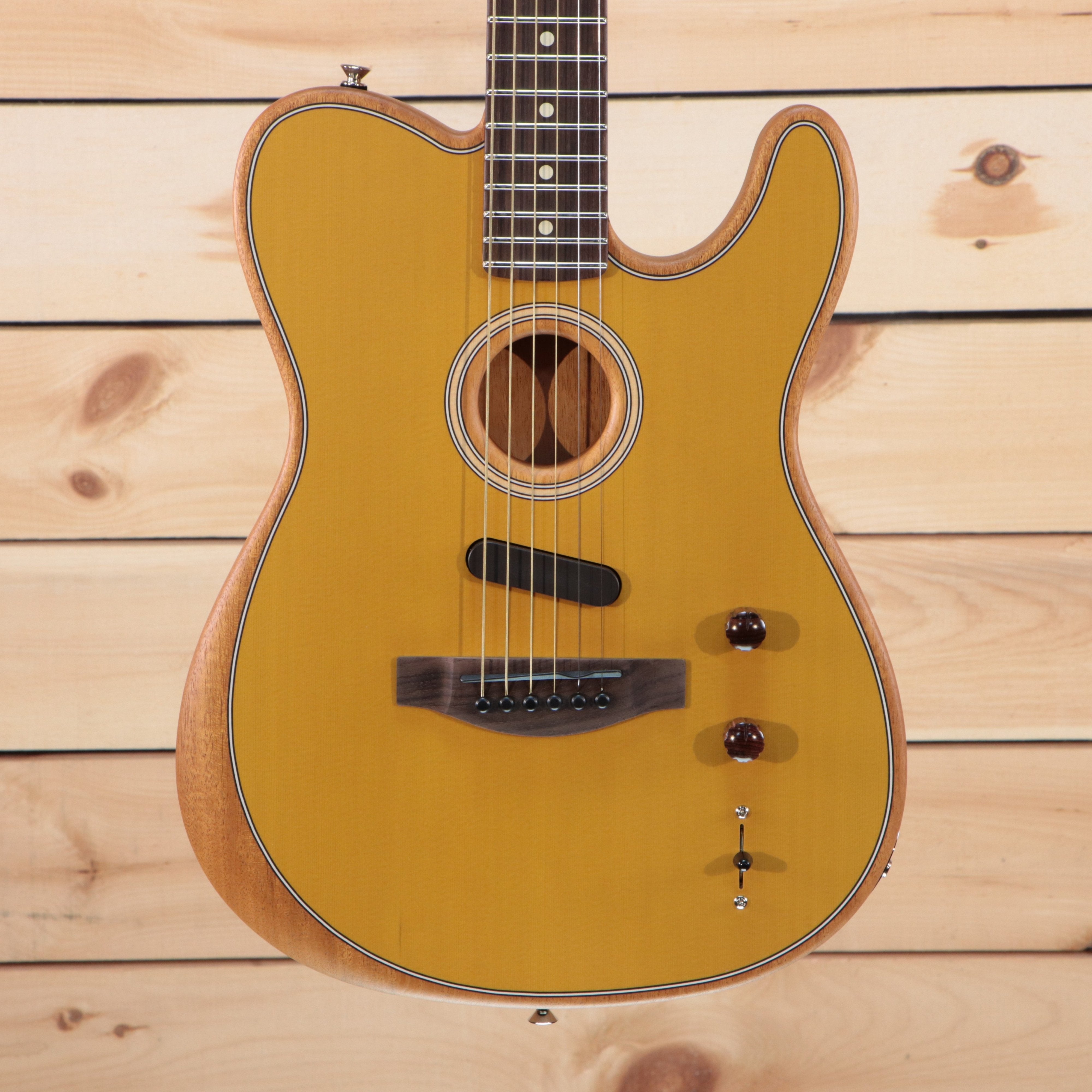 Fender Acoustasonic Player Telecaster - Express Shipping - (F-481) Serial: MXA2214447-2-Righteous Guitars