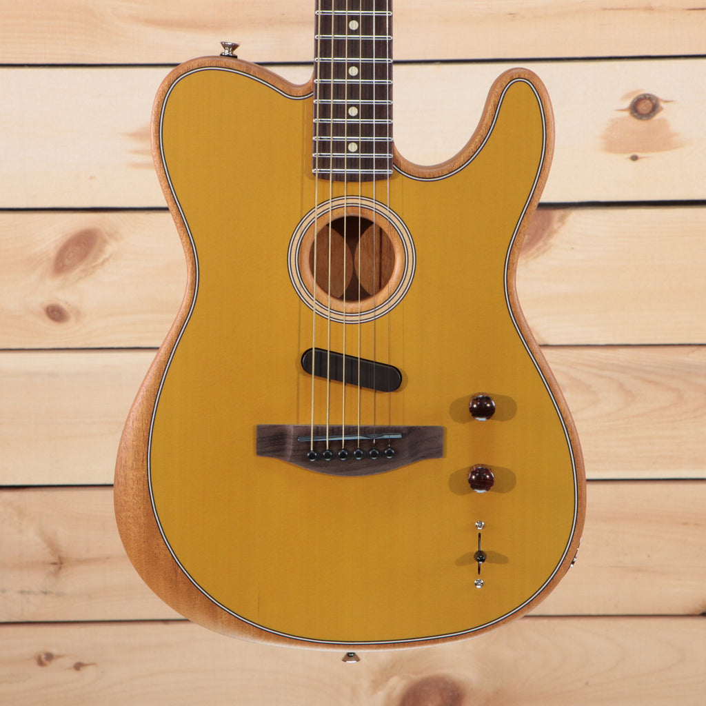 Fender Acoustasonic Player Telecaster - Express Shipping - (F-481) Serial: MXA2214447-2-Righteous Guitars