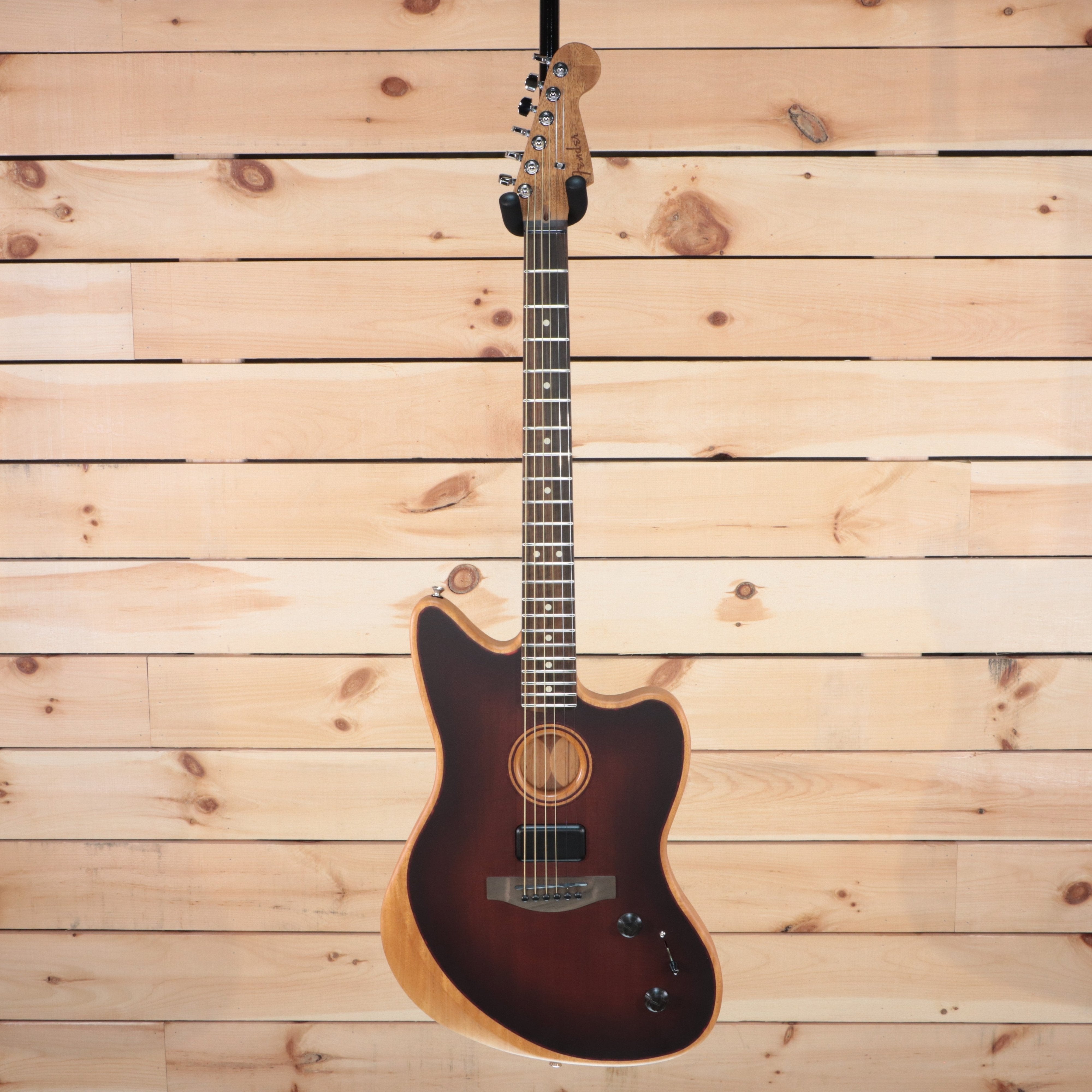 Fender American Acoustasonic Jazzmaster - Express Shipping - (F-470) Serial: US230217 - PLEK'd-10-Righteous Guitars