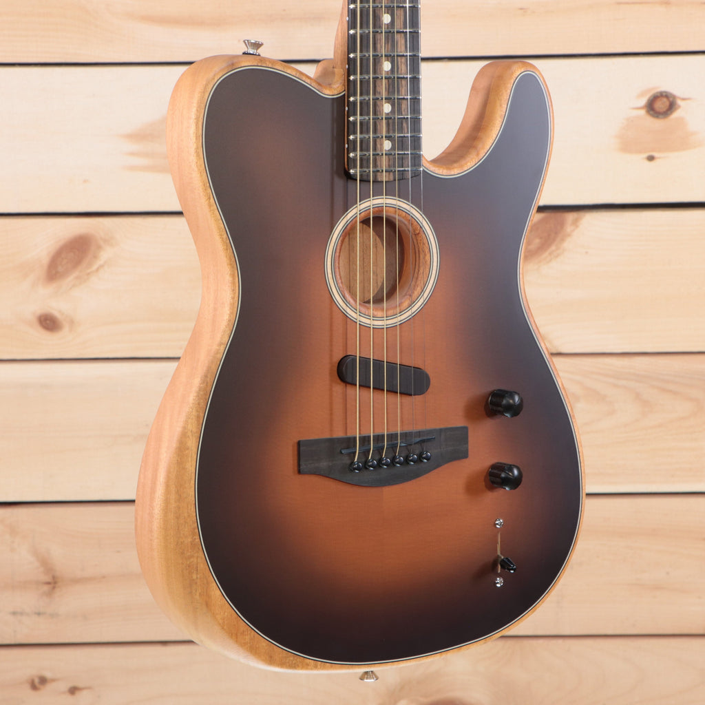 Fender American Acoustasonic Telecaster - Express Shipping - (F-483) Serial: US228941 - PLEK'd-1-Righteous Guitars