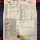 Fender Custom Shop LTD Roasted 1960 Stratocaster shop floor traveler spec sheet heavy relic build order