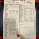 Fender Custom Shop LTD Roasted 1960 Stratocaster shop floor traveler spec sheet heavy relic build order