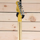 Fender Limited 1955 Telecaster Relic electric guitar aged maple neck with vintage tuners back headstock view