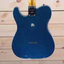 Fender Limited 1955 Telecaster Relic electric guitar Blue Sparkle back with aged finish and maple neck