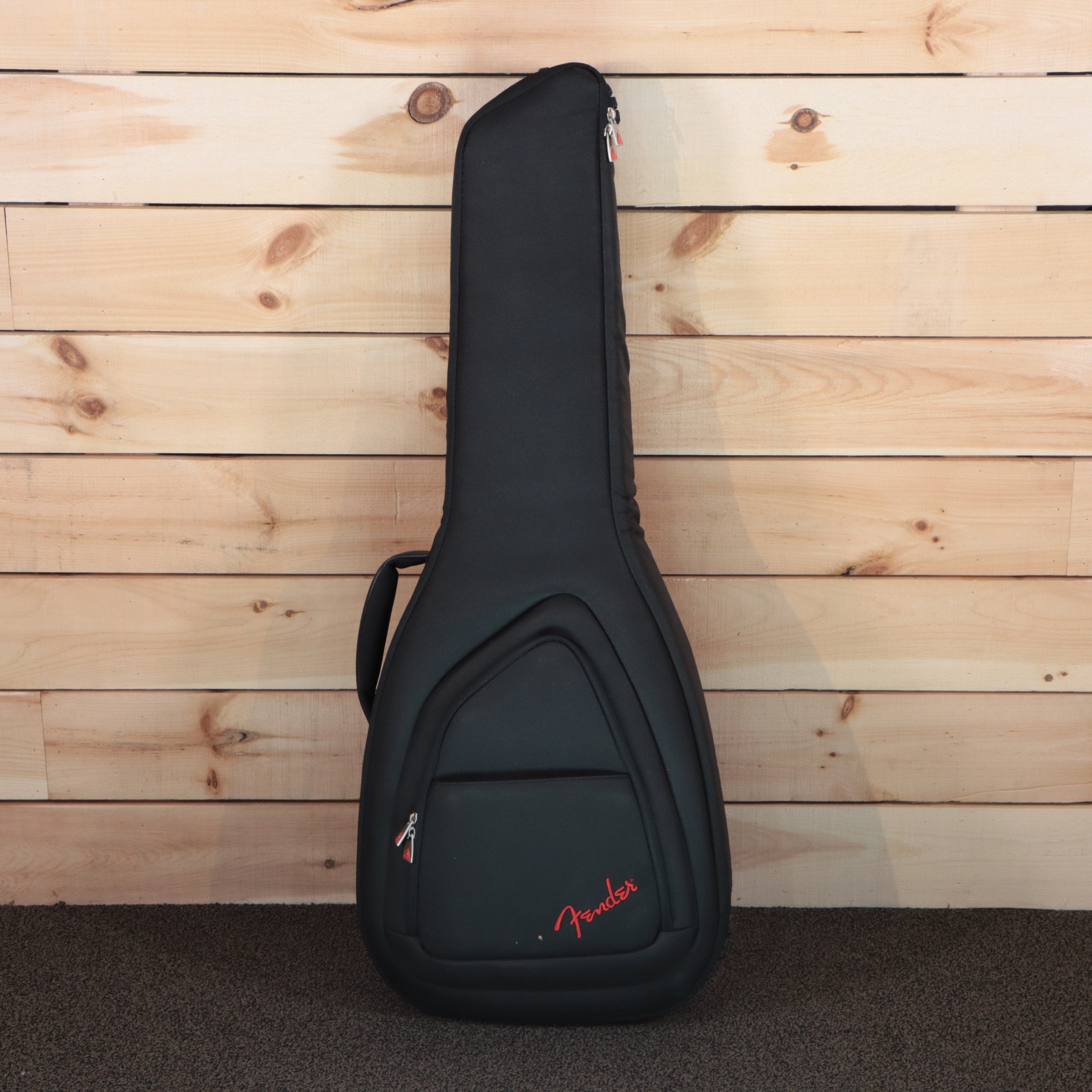 Fender Malibu Classic acoustic guitar gig bag black padded soft case with accessory pocket