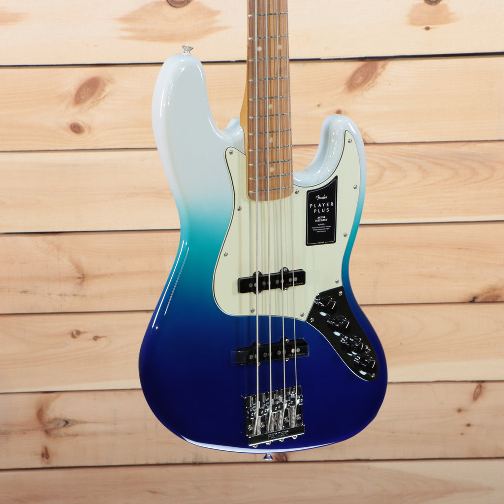 Fender Player Plus Jazz Bass - Express Shipping - (F-509) Serial: MX22049879-1-Righteous Guitars