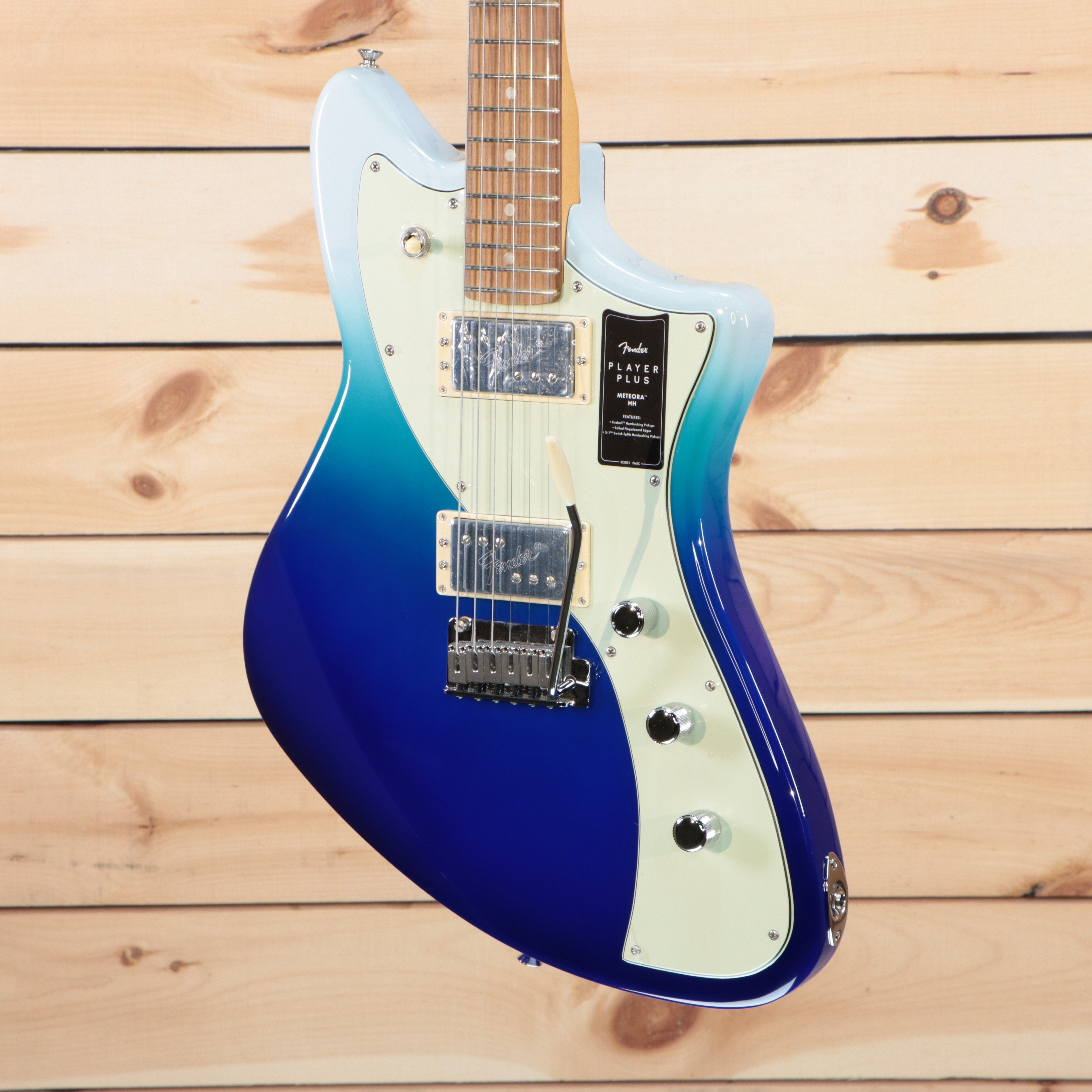 Fender Player Plus Meteora HH - Express Shipping - (F-413) Serial: MX22168951-3-Righteous Guitars