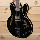 Gibson 1964 Trini Lopez VOS semi-hollow electric guitar Ebony finish with cream binding and dual humbuckers