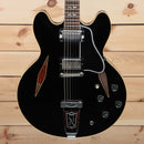 Gibson 1964 Trini Lopez VOS semi-hollow electric guitar Ebony finish with diamond soundholes and tailpiece