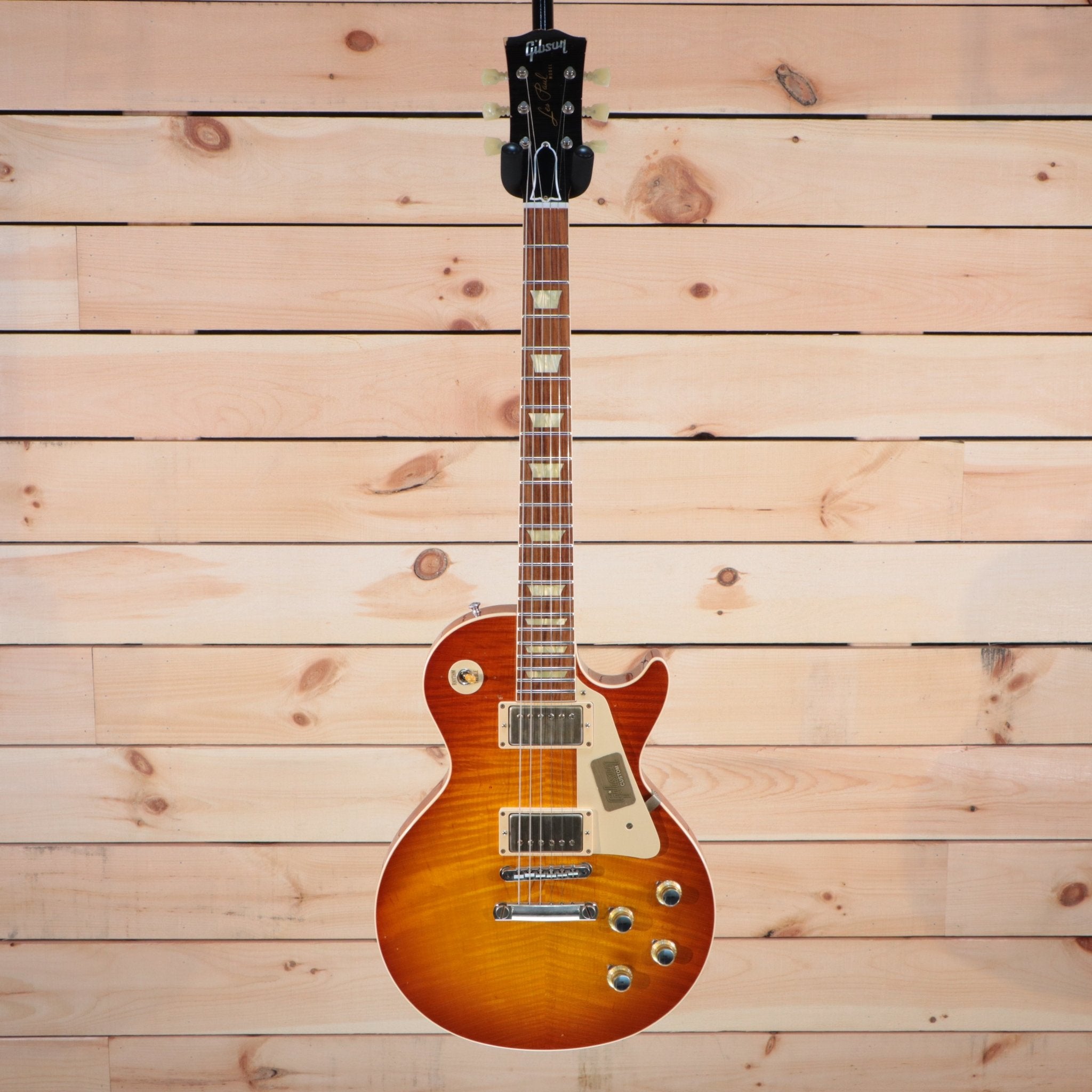 Gibson Les Paul Standard 1960 electric guitar heritage cherry sunburst flamed maple top with dual humbuckers