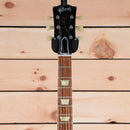 Gibson Les Paul Standard 1960 electric guitar headstock and rosewood fretboard with trapezoid inlays