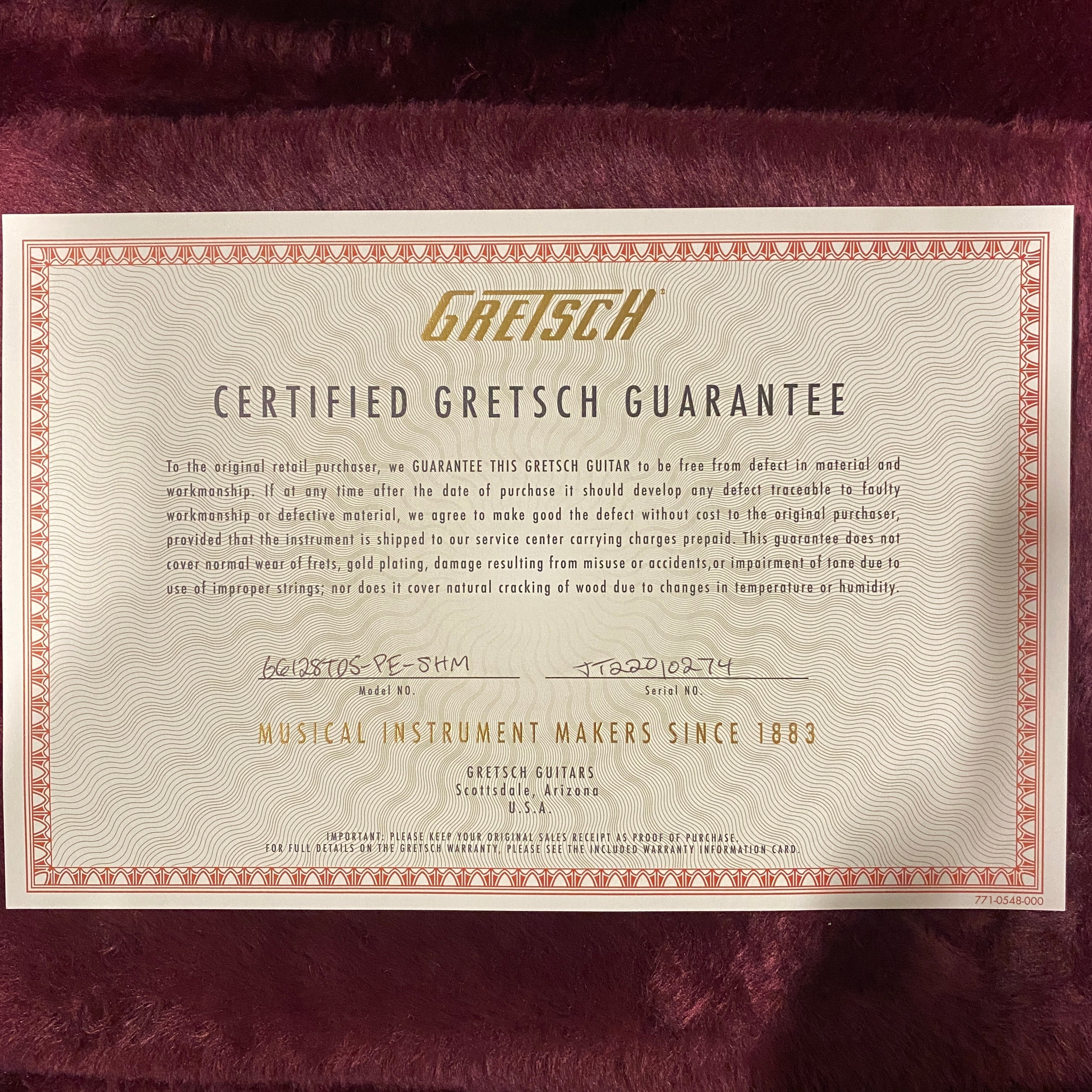 Gretsch G6128T Players Edition Jet DS with Bigsby - Express Shipping - (GR-103) Serial: JT22010274 - PLEK'd-10-Righteous Guitars