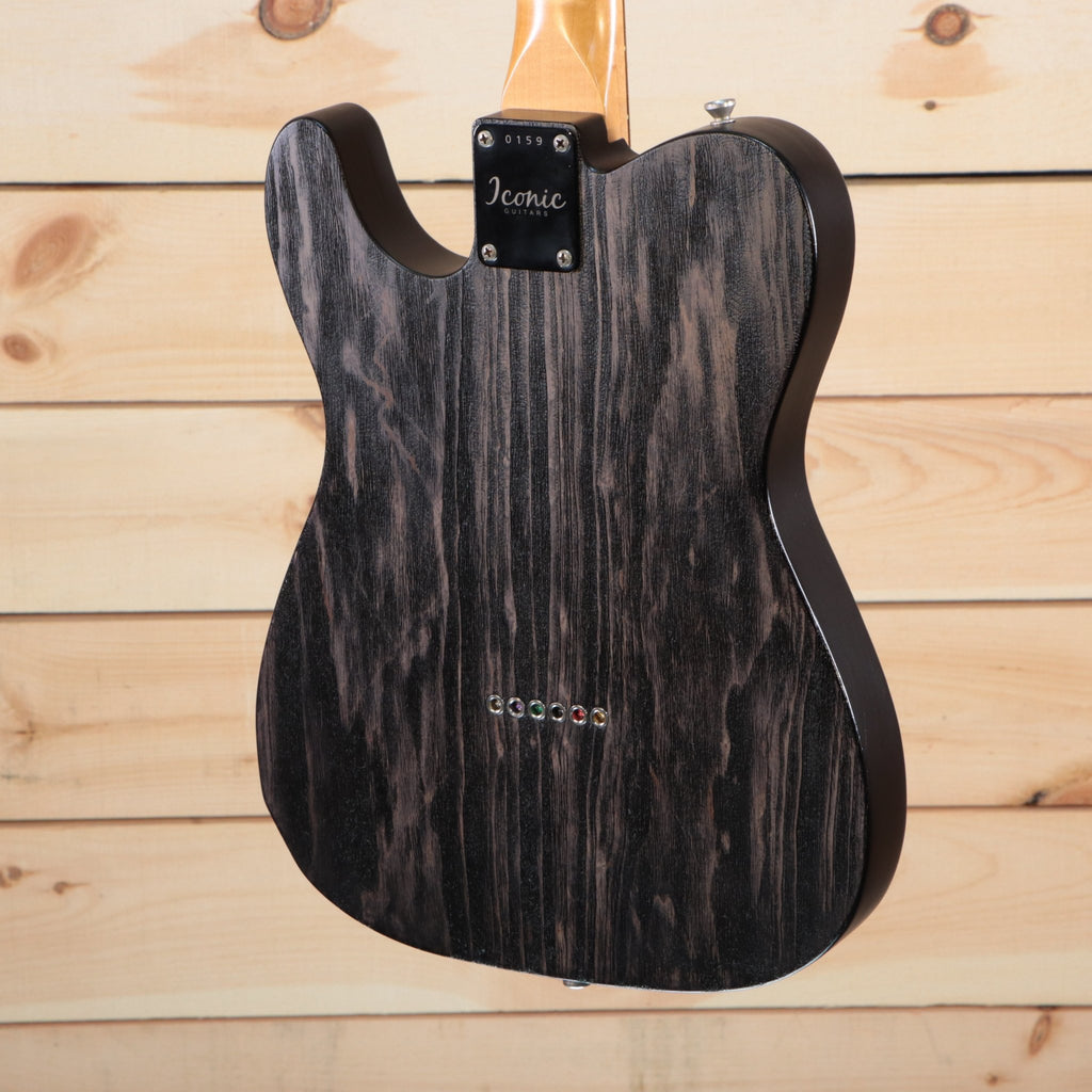 Iconic Barnwood T - Express Shipping - (IC-007) Serial: 0159 - PLEK'd-7-Righteous Guitars