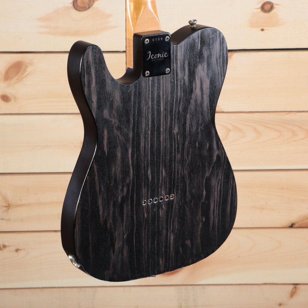 Iconic Barnwood T - Express Shipping - (IC-007) Serial: 0159 - PLEK'd-5-Righteous Guitars