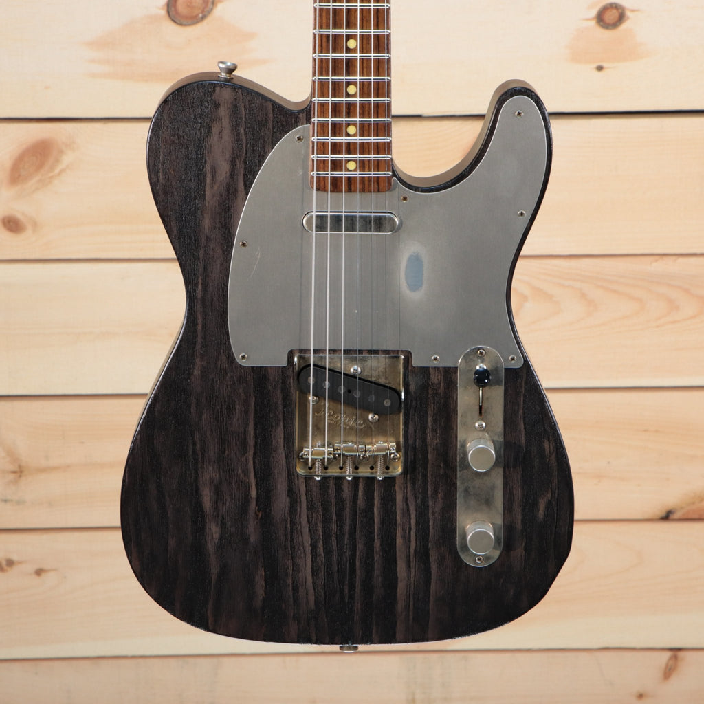 Iconic Barnwood T - Express Shipping - (IC-007) Serial: 0159 - PLEK'd-2-Righteous Guitars