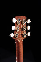 PRS Angelus acoustic guitar Koa back with gold tuners white pearloid tuning buttons signature on headstock