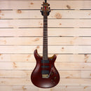 PRS Private Stock 513 PS#1925 electric guitar deep red flame maple top with gold hardware and tremolo bridge