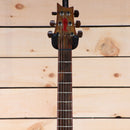 PRS Private Stock 513 PS#1925 electric guitar exotic wood headstock with resin fill and rosewood fretboard