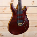 PRS Private Stock 513 PS#1925 electric guitar with flamed maple top in deep red finish and tremolo