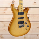 PRS Private Stock 513 electric guitar honeyburst finish maple fretboard SSS/H pickup configuration with tremolo