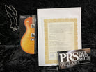 PRS Private Stock 513 PS#985 semi-hollow Copperhead Burst certificate of authenticity and accessories
