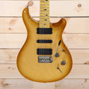 PRS Private Stock 513 electric guitar honeyburst finish maple neck bird inlays triple single-coil pickups tremolo