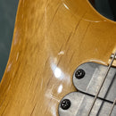 PRS Private Stock 513 PS#985 electric guitar natural finish showing wear marks and dual humbucker pickups