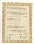 PRS Private Stock 513 semi-hollow electric guitar tri-color burst certificate of authenticity PS#986