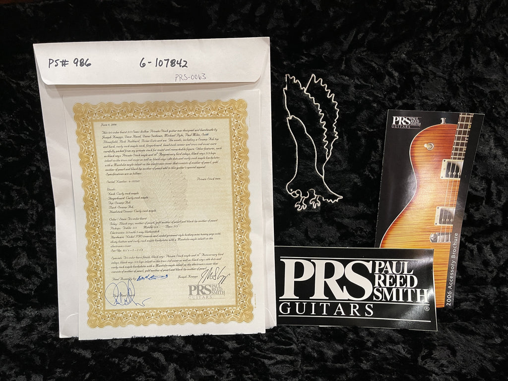 PRS Private Stock 513 PS#986 - Express Shipping - (PRS-0063) Serial: 6 107842 - PLEK'd-10-Righteous Guitars