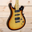 PRS Private Stock 513 electric guitar tobacco sunburst flamed maple top with HSS pickups and maple fretboard