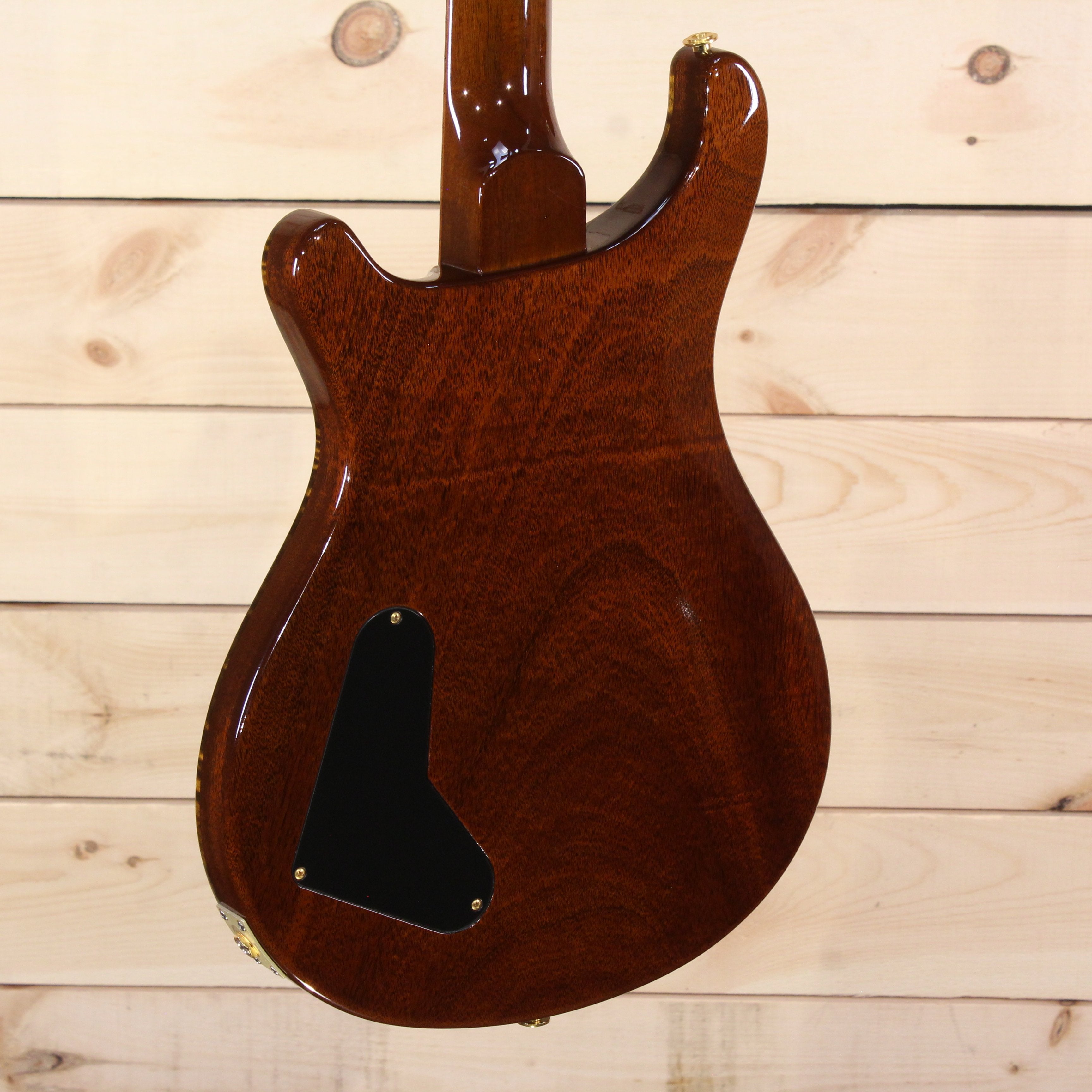 PRS Private Stock Custom 22 electric guitar mahogany back with black control cavity cover and gold hardware