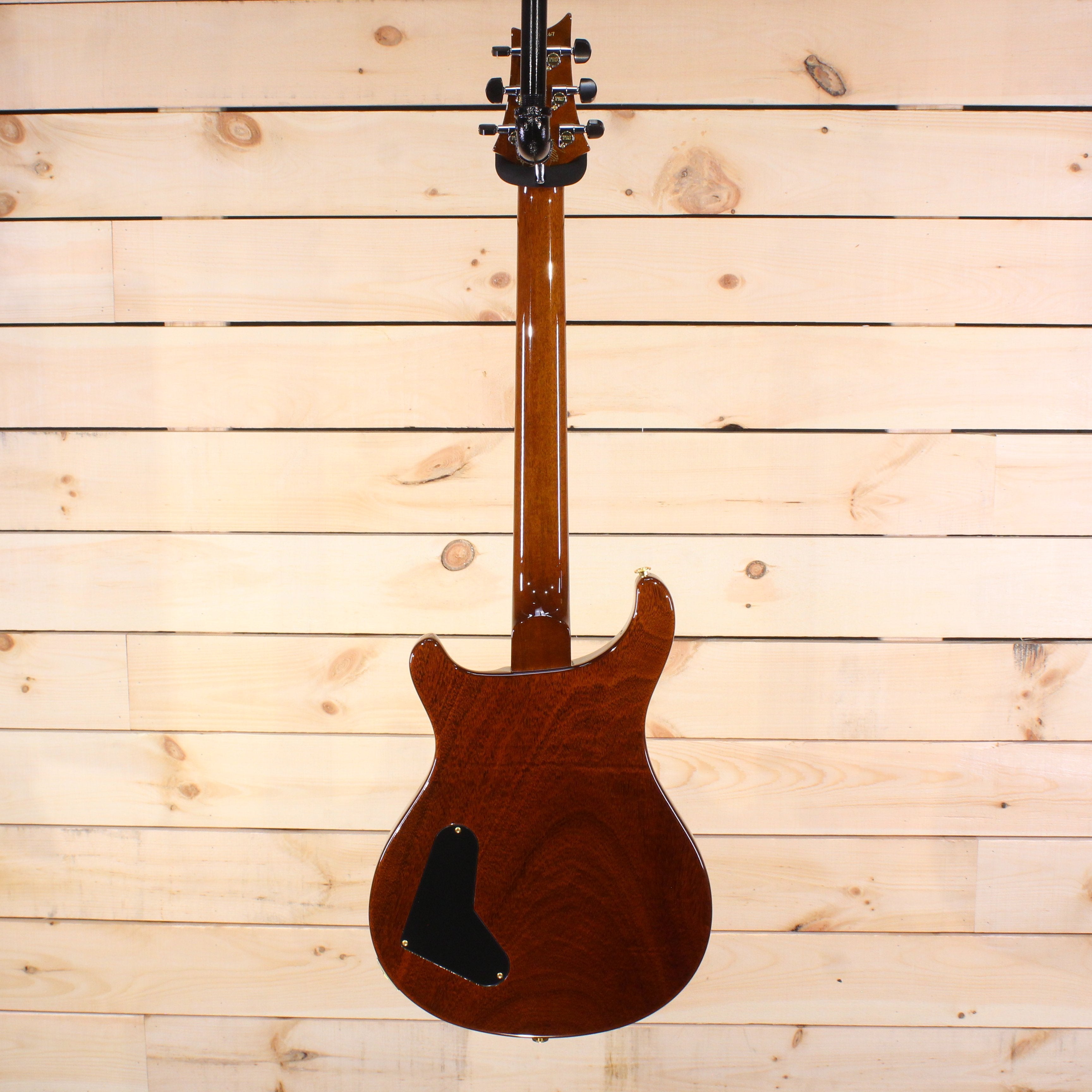 PRS Private Stock Custom 22 electric guitar mahogany back with black control cavity cover and gold hardware