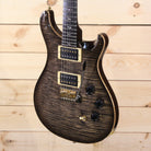 PRS Private Stock Custom 24 electric guitar charcoal burst flamed maple top with gold hardware and dual humbuckers
