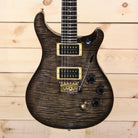 PRS Private Stock Custom 24 electric guitar charcoal burst flamed maple top with gold hardware and tremolo