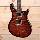 PRS Private Stock Custom 24 electric guitar quilted maple top black gold burst with bird inlays and gold hardware