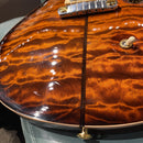 PRS Private Stock Custom 24 electric guitar figured quilted maple top amber burst with toggle switch