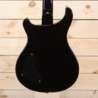 PRS Private Stock McCarty electric guitar Black back view with gold hardware and cavity cover