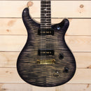 PRS Private Stock McCarty electric guitar charcoal burst flamed maple top with P90 pickups and gold hardware