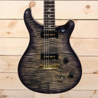 PRS Private Stock McCarty electric guitar charcoal burst flamed maple top with P90 pickups and gold hardware