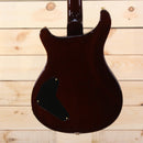 PRS Private Stock Custom 22 electric guitar back view dark finish with gold hardware and control cavity cover