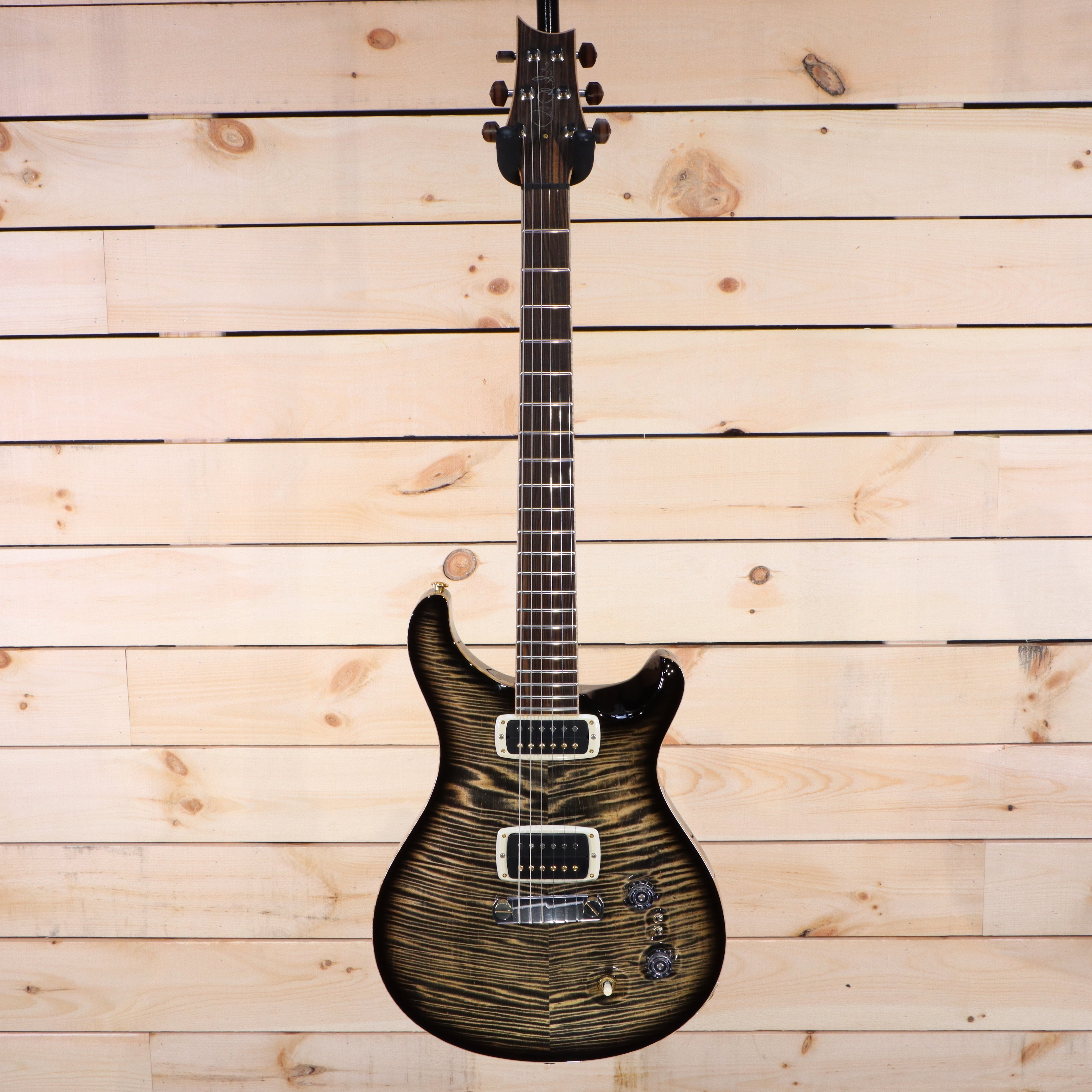 PRS Private Stock Signature PS#4451 electric guitar charcoal burst flamed maple top with dual humbuckers