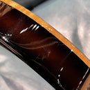 PRS Private Stock Signature PS#4451 electric guitar sunburst finish showing light scratches on gloss body with maple binding