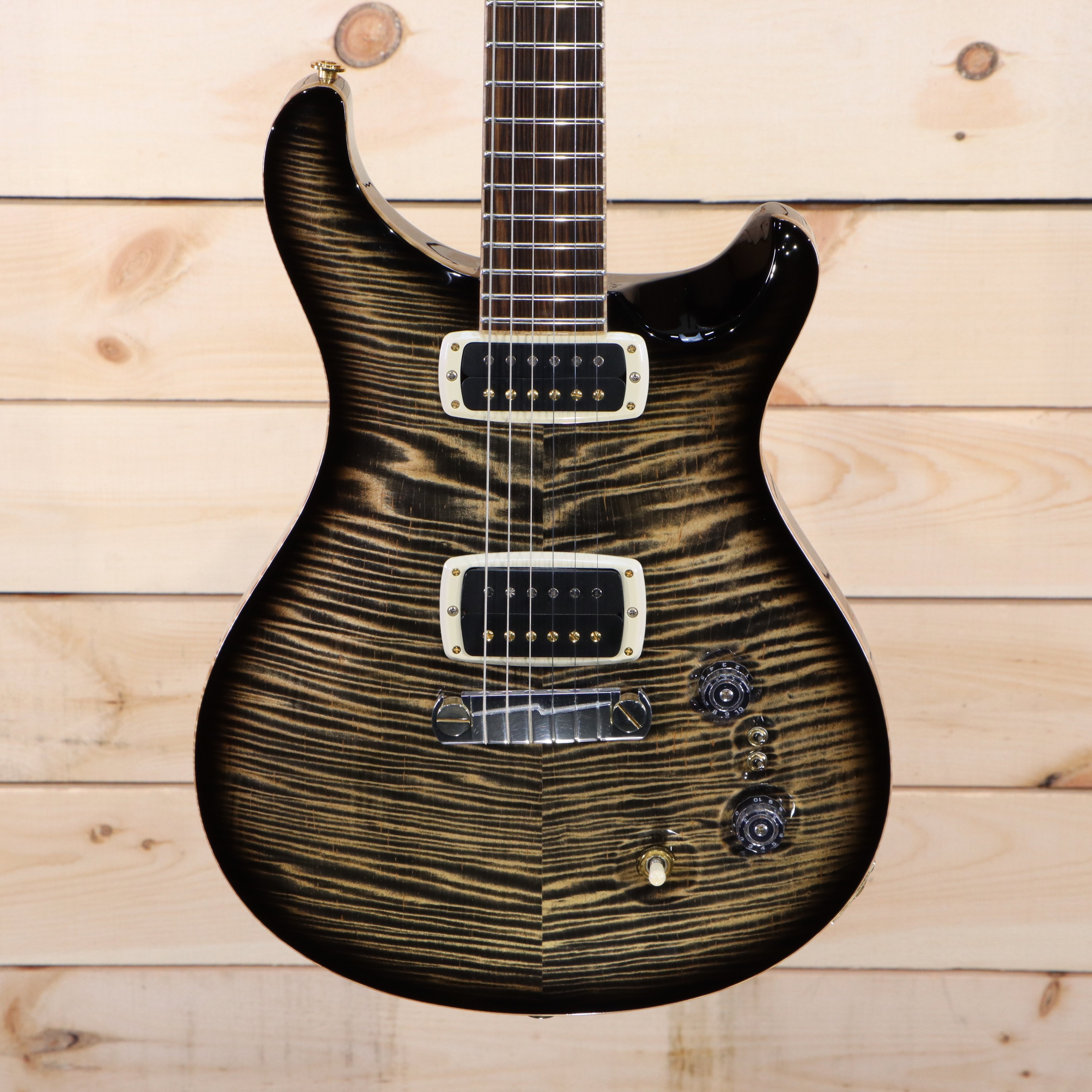 PRS Private Stock Signature PS#4451 electric guitar charcoal burst flamed maple top with dual humbuckers