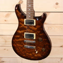 PRS Private Stock Standard 22 electric guitar quilted maple top amber burst finish with dual humbuckers gold hardware