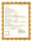 PRS Private Stock Standard 22 electric guitar certificate mammoth ivory bird inlays 14 karat gold outlines