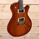 PRS Singlecut electric guitar amber burst flamed maple top with dual humbuckers and bird inlays