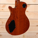 PRS Singlecut electric guitar mahogany body back with electronics cavity cover and control plate
